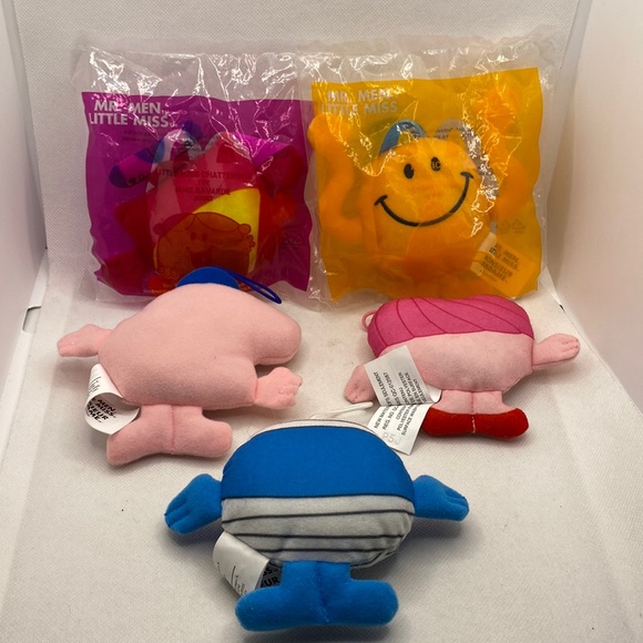 5 McDonald’s Happy Meal Mr. Men Little Miss Plush Stuffed Hanging Toys - Picture 10 of 11